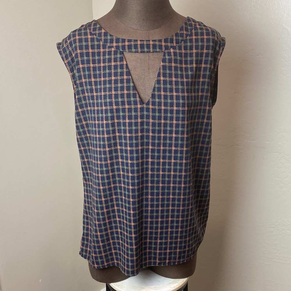 Ezra Plaid Top